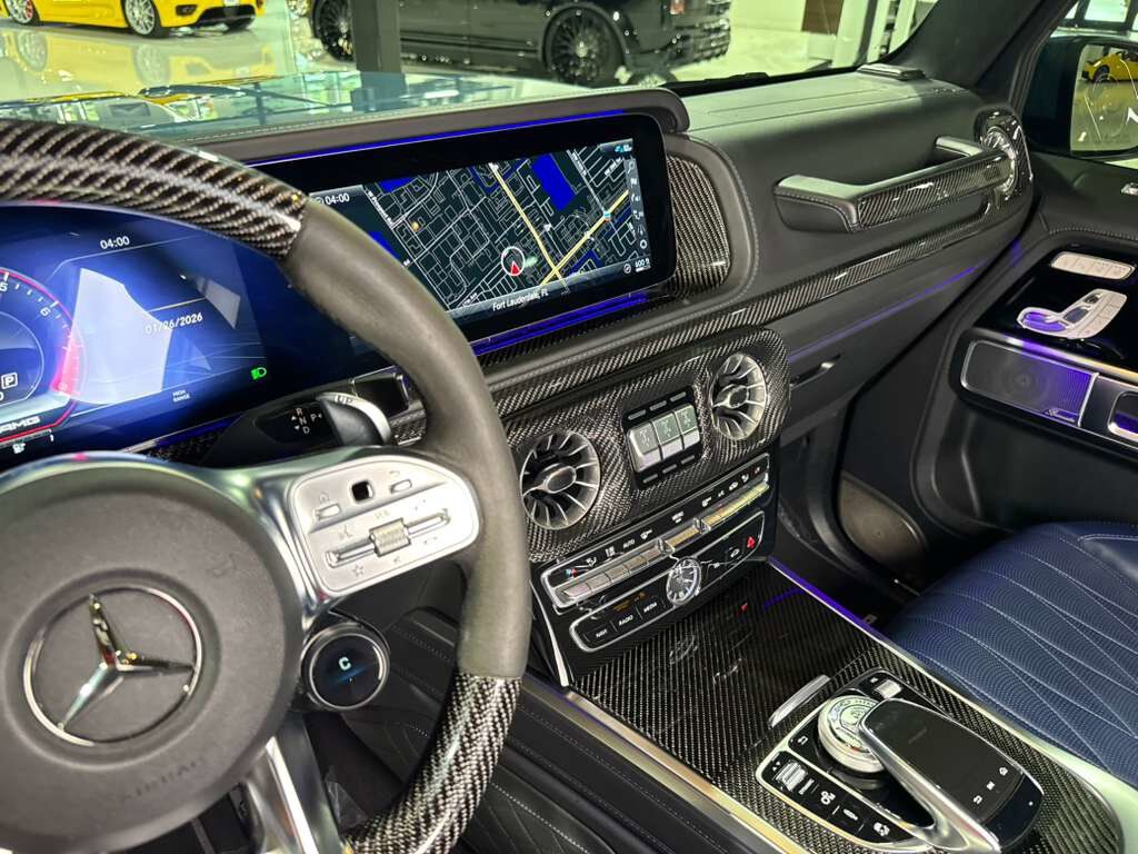 2022 Mercedes-Benz G-Class AMG G 63 body kit, China Blue paint, G Manufaktur interior, Burmester High-End audio AND MUCH MORE!! Fort Lauderdale FL