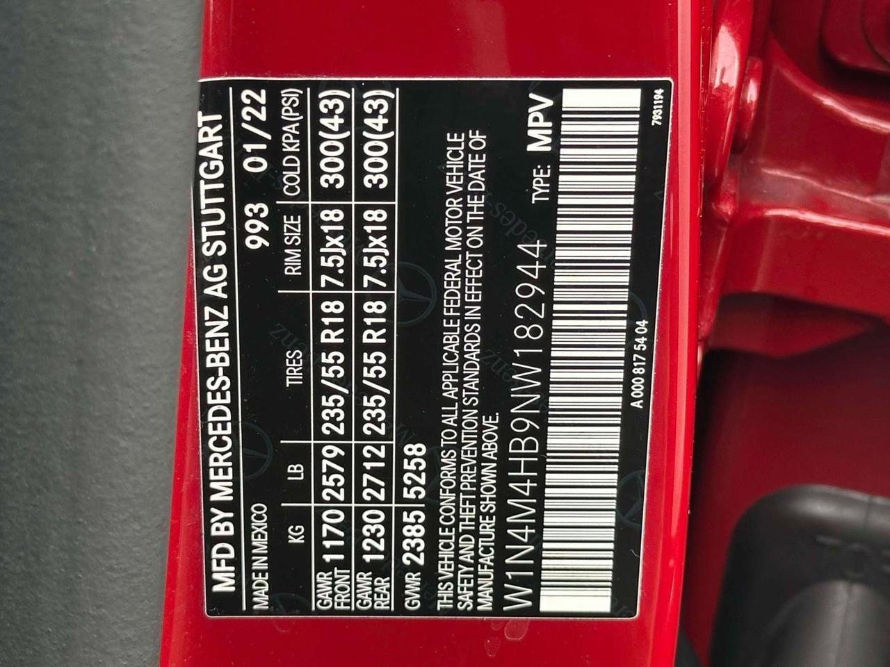 2022 Mercedes-Benz GLB GLB 250 Morristown NJ