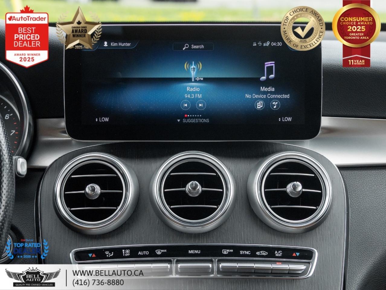 2022 Mercedes-Benz GLC 300 | AMGPKG | NIGHTPKG | PRMPKG | UPGRDSRIMS | BRWN INTR | NOACCIDENT Toronto ON