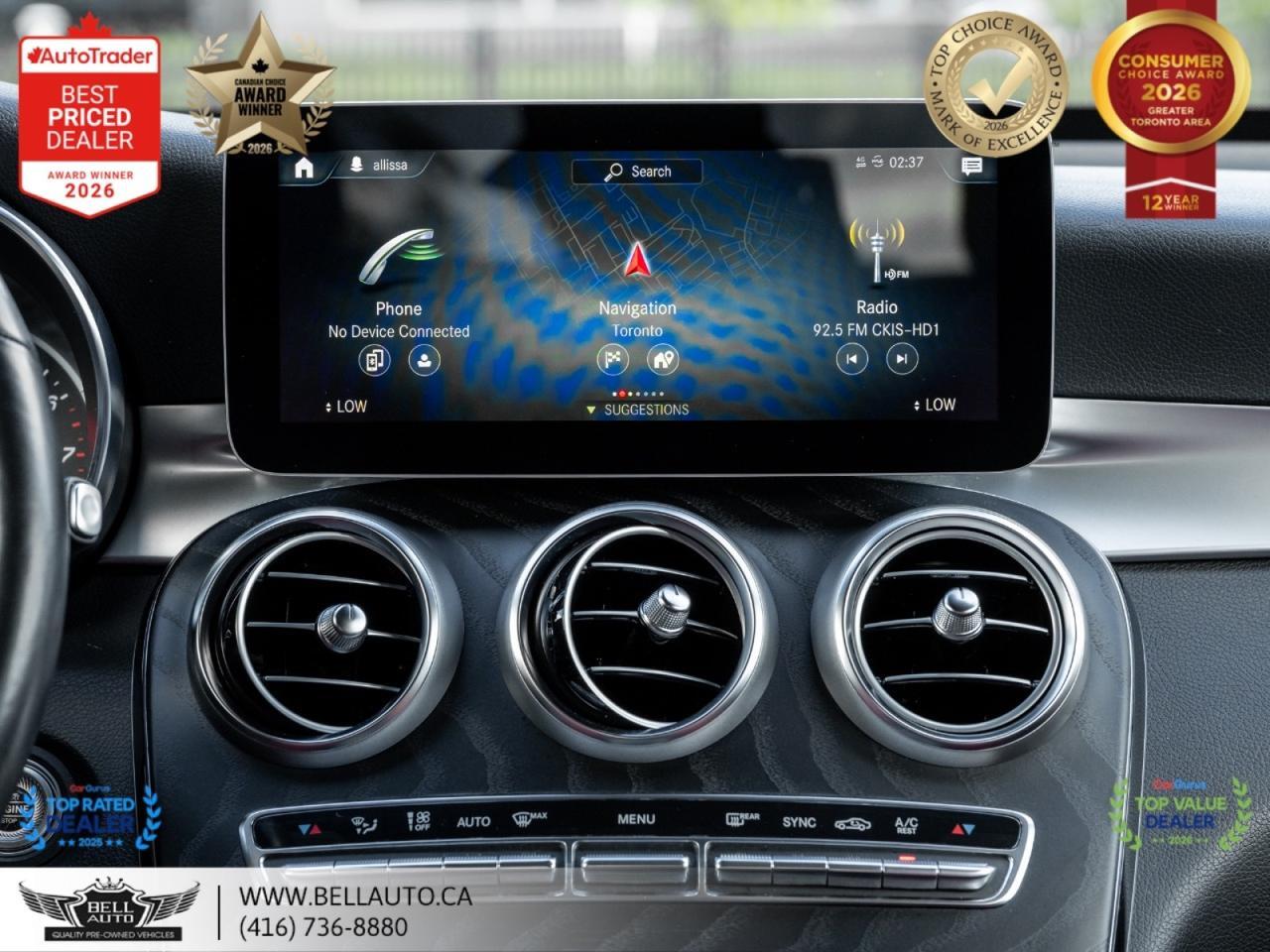 2022 Mercedes-Benz GLC 300 | AMGPKG | PRMPKG | REDLTHR | NOACCIDENT Toronto ON