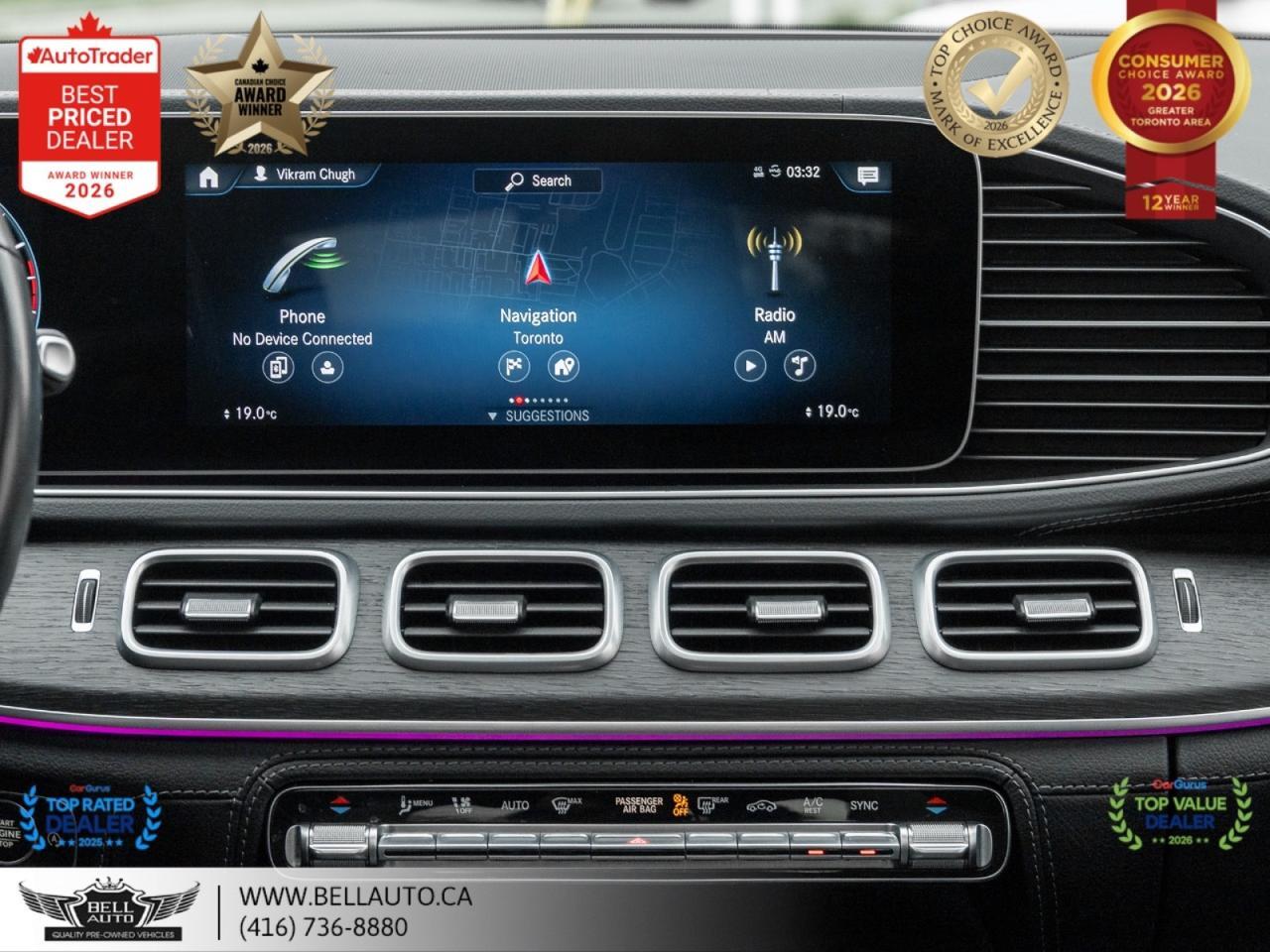 2022 Mercedes-Benz GLE 350 | AMGPKG | NIGHTPKG | PRMPKG | RNNGBRDS | NOACCIDENT Toronto ON