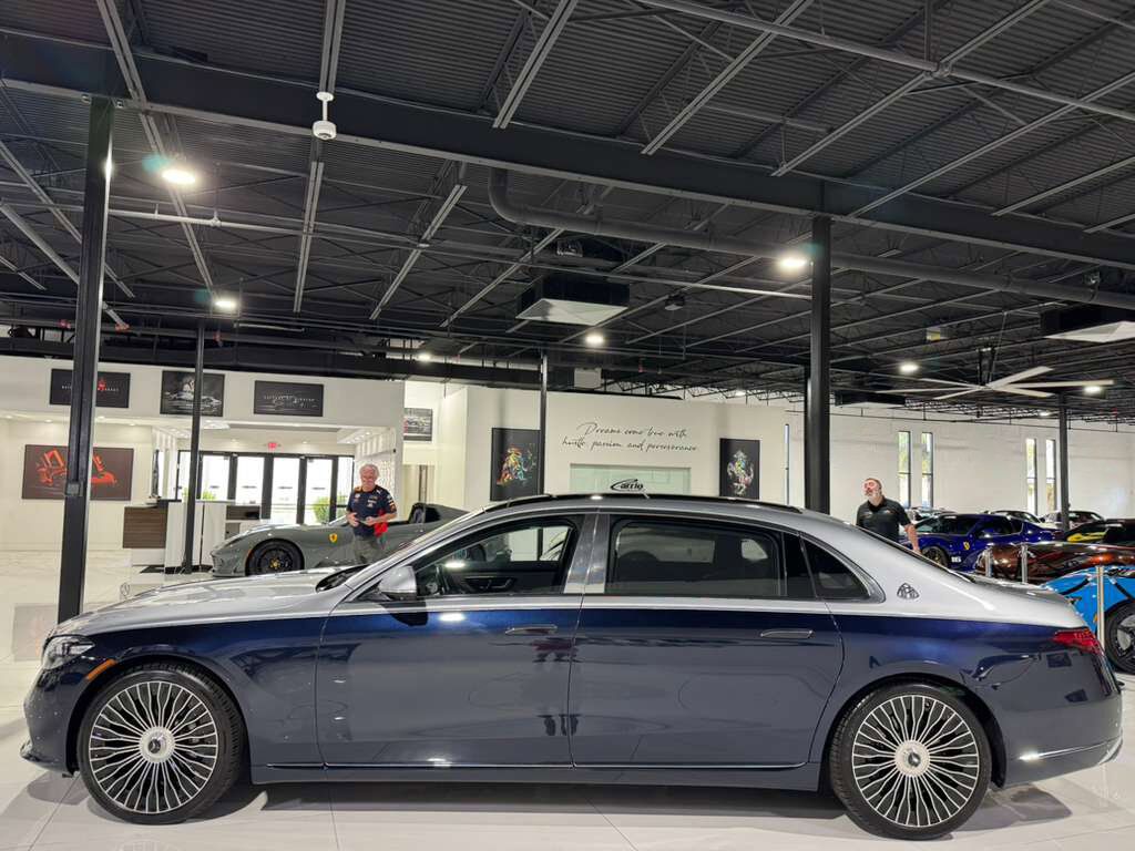 2022 Mercedes-Benz S-Class Maybach S 580 FACTORY TWO-TONE PAINT!! Burmester 4D, rear convenience doors AND MUCH MORE!! Fort Lauderdale FL