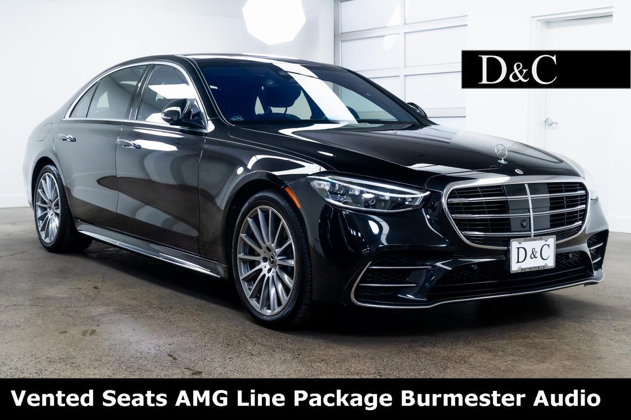 2022 Mercedes-Benz S-Class S 580 Vented Seats AMG Line Package Burmester Audio Portland OR