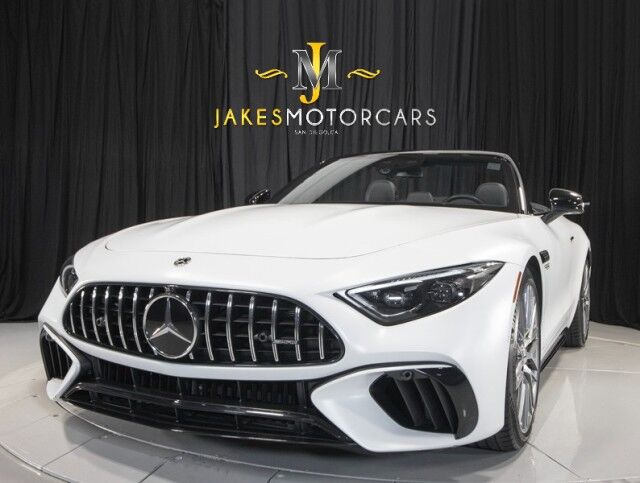 2022 Mercedes-Benz SL AMG SL 55 ($159,870 MSRP!!) *FACTORY MATTE WHITE* *BIG OPTION LIST* *7900 MILES* San Diego CA