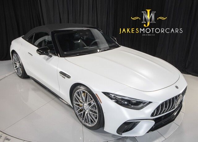 2022 Mercedes-Benz SL AMG SL55 ($159,870 MSRP!!) *FACTORY MATTE WHITE* *BIG OPTION LIST* *7900 MILES* San Diego CA