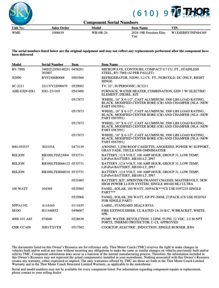 2022 Mercedes-Benz Sprinter 2024 Thor Motor Coach 19R Freedom Elite West Chester PA
