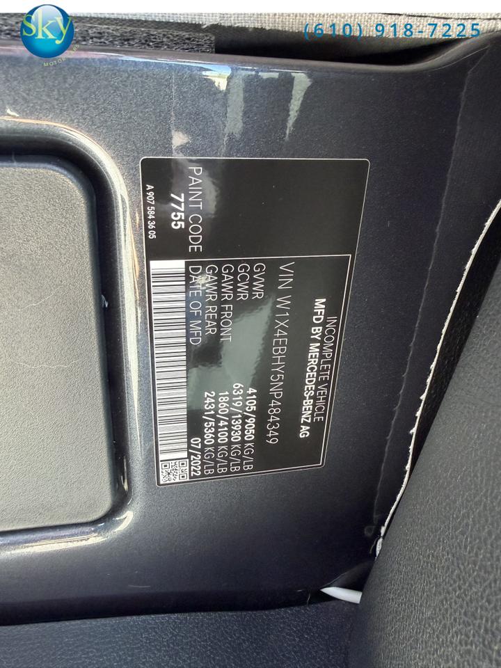 2022 Mercedes-Benz Sprinter 2024 Thor Motor Coach 19R Freedom Elite West Chester PA