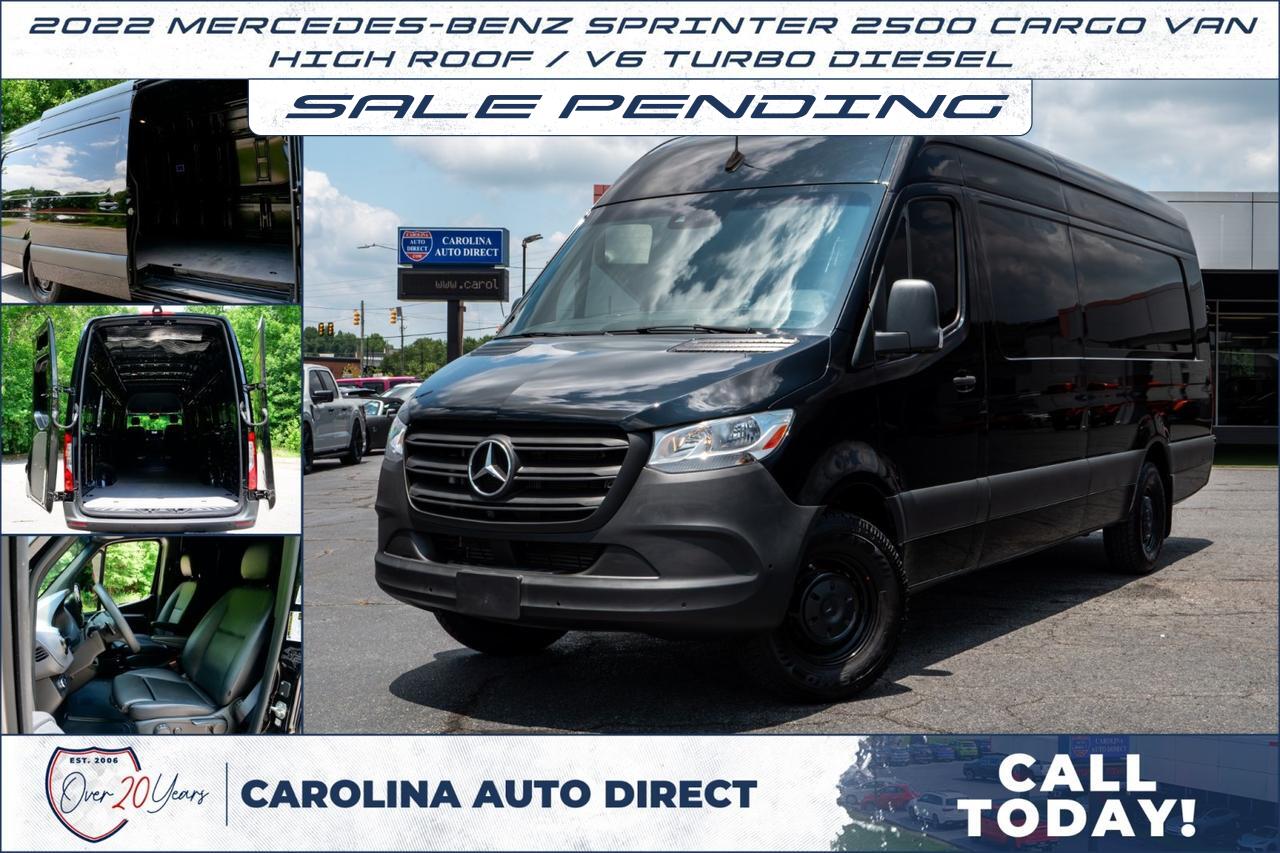 2022 Mercedes-Benz Sprinter 2500 Cargo Van / High Roof / V6 Turbo Diesel!
