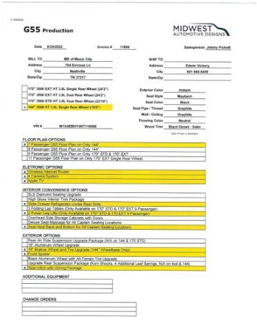 2022 Mercedes-Benz Sprinter 2500 MIDWEST CONVERSION VAN, MAYBACH SEATING