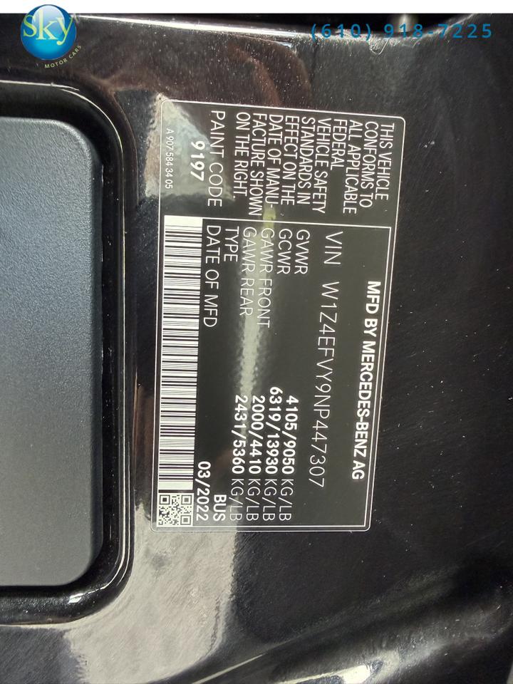 2022 Mercedes-Benz Sprinter Passenger Van 4WD EXPLORER VANS CONVERSION LIMITED SE West Chester PA