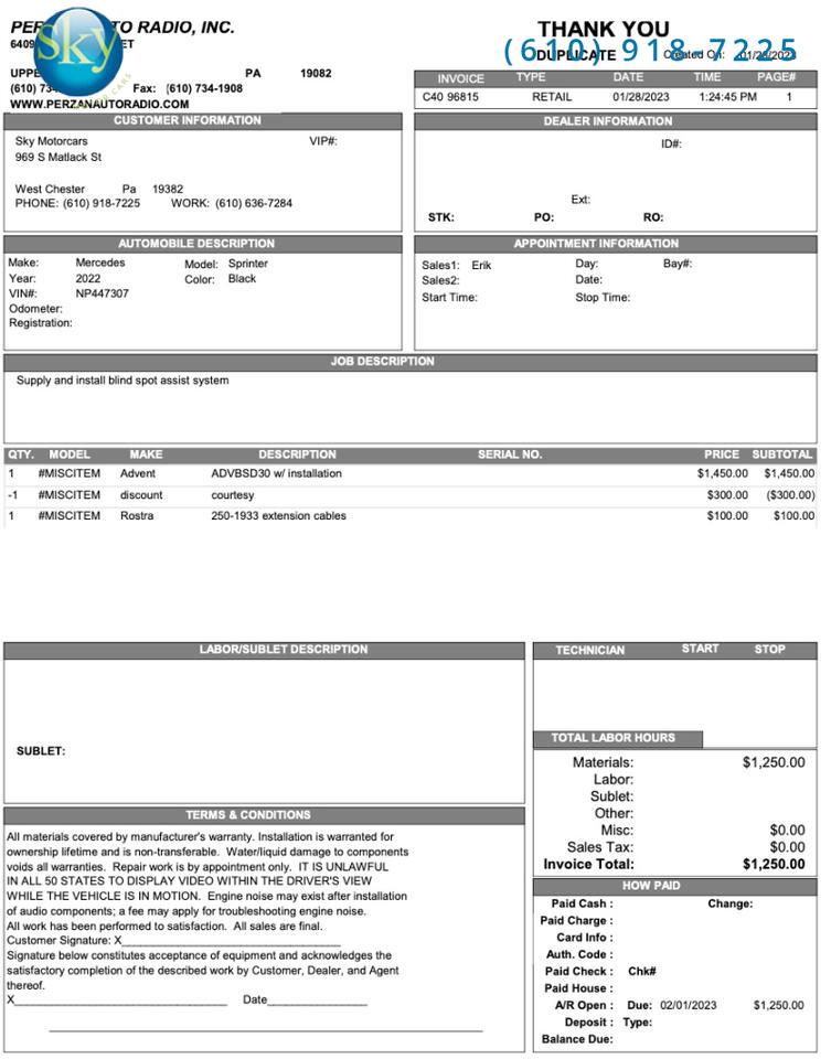 2022 Mercedes-Benz Sprinter Passenger Van 4WD EXPLORER VANS CONVERSION LIMITED SE West Chester PA