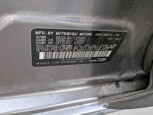 2022 Mitsubishi Mirage ES Roseville CA