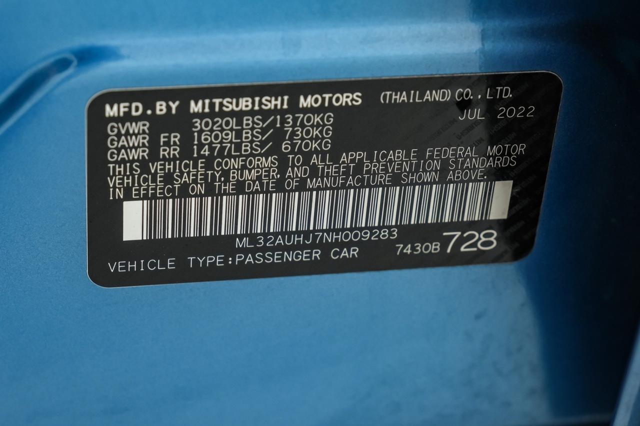 2022 Mitsubishi Mirage LE AUTOMATIC FORWARD COLLISION MITIGATION CRUISE CONTROL ALLOY WHEELS Carrollton TX