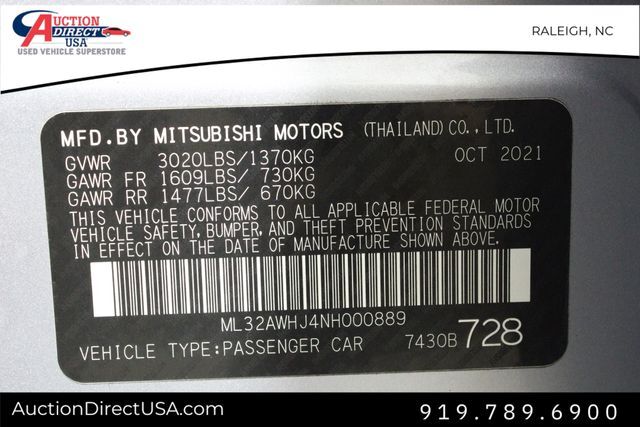 2022 Mitsubishi Mirage SE Raleigh NC