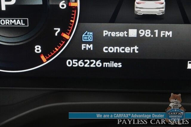 2022 Mitsubishi Outlander SEL / AWD / Touring Pkg / Power & Heated Leather Seats / Heated Steering / Pano Sunroof / Bose / NAV / Lane Depart & Blind Spot / Adaptive Cruise / 360 Camera / Apple CarPlay & Android Auto / 3rd Row / Seats 7 / 1-Owner Anchorage AK