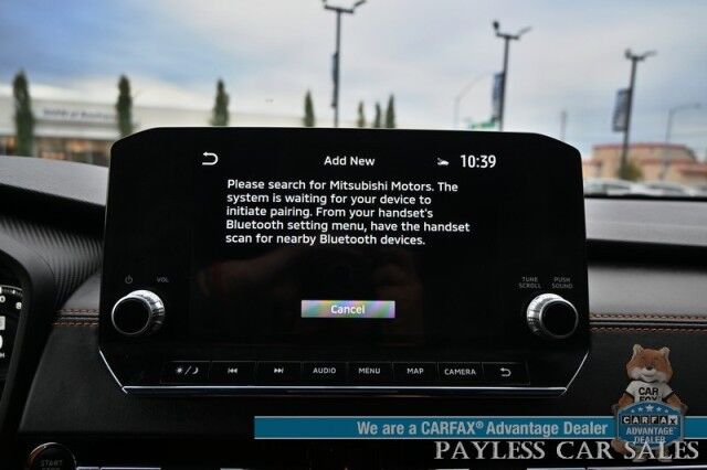 2022 Mitsubishi Outlander SEL / AWD / Touring Pkg / Power & Heated Leather Seats / Heated Steering / Pano Sunroof / Bose / NAV / Lane Depart & Blind Spot / Adaptive Cruise / 360 Camera / Apple CarPlay & Android Auto / 3rd Row / Seats 7 / 1-Owner Anchorage AK