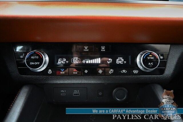 2022 Mitsubishi Outlander SEL / AWD / Touring Pkg / Power & Heated Leather Seats / Heated Steering / Pano Sunroof / Bose / NAV / Lane Depart & Blind Spot / Adaptive Cruise / 360 Camera / Apple CarPlay & Android Auto / 3rd Row / Seats 7 / 1-Owner Anchorage AK