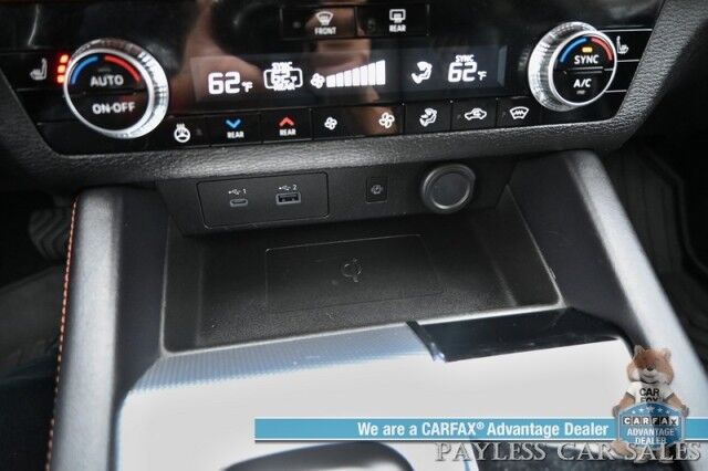 2022 Mitsubishi Outlander SEL / AWD / Touring Pkg / Power & Heated Leather Seats / Heated Steering / Pano Sunroof / Bose / NAV / Lane Depart & Blind Spot / Adaptive Cruise / 360 Camera / Apple CarPlay & Android Auto / 3rd Row / Seats 7 / 1-Owner Anchorage AK