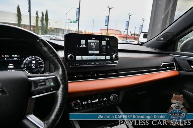 2022 Mitsubishi Outlander SEL / AWD / Touring Pkg / Power & Heated Leather Seats / Heated Steering / Pano Sunroof / Bose / NAV / Lane Depart & Blind Spot / Adaptive Cruise / 360 Camera / Apple CarPlay & Android Auto / 3rd Row / Seats 7 / 1-Owner Anchorage AK