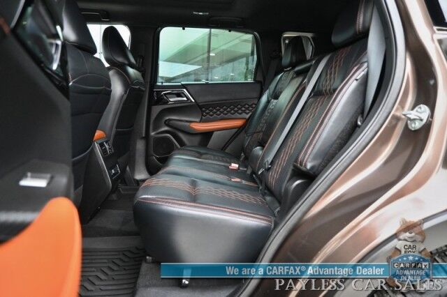 2022 Mitsubishi Outlander SEL / AWD / Touring Pkg / Power & Heated Leather Seats / Heated Steering / Pano Sunroof / Bose / NAV / Lane Depart & Blind Spot / Adaptive Cruise / 360 Camera / Apple CarPlay & Android Auto / 3rd Row / Seats 7 / 1-Owner Anchorage AK