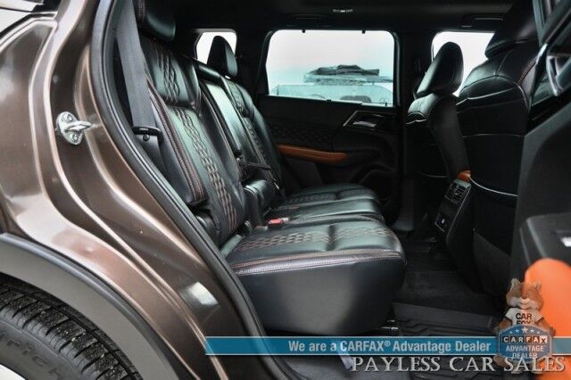 2022 Mitsubishi Outlander SEL / AWD / Touring Pkg / Power & Heated Leather Seats / Heated Steering / Pano Sunroof / Bose / NAV / Lane Depart & Blind Spot / Adaptive Cruise / 360 Camera / Apple CarPlay & Android Auto / 3rd Row / Seats 7 / 1-Owner Anchorage AK