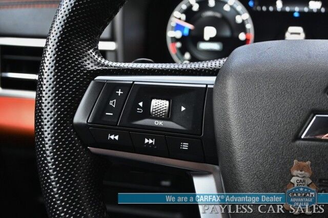 2022 Mitsubishi Outlander SEL / AWD / Touring Pkg / Power & Heated Leather Seats / Heated Steering / Pano Sunroof / Bose / NAV / Lane Depart & Blind Spot / Adaptive Cruise / 360 Camera / Apple CarPlay & Android Auto / 3rd Row / Seats 7 / 1-Owner Anchorage AK