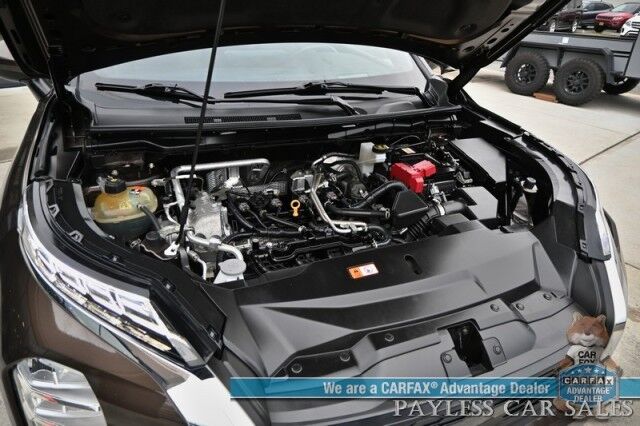 2022 Mitsubishi Outlander SEL / AWD / Touring Pkg / Power & Heated Leather Seats / Heated Steering / Pano Sunroof / Bose / NAV / Lane Depart & Blind Spot / Adaptive Cruise / 360 Camera / Apple CarPlay & Android Auto / 3rd Row / Seats 7 / 1-Owner Anchorage AK