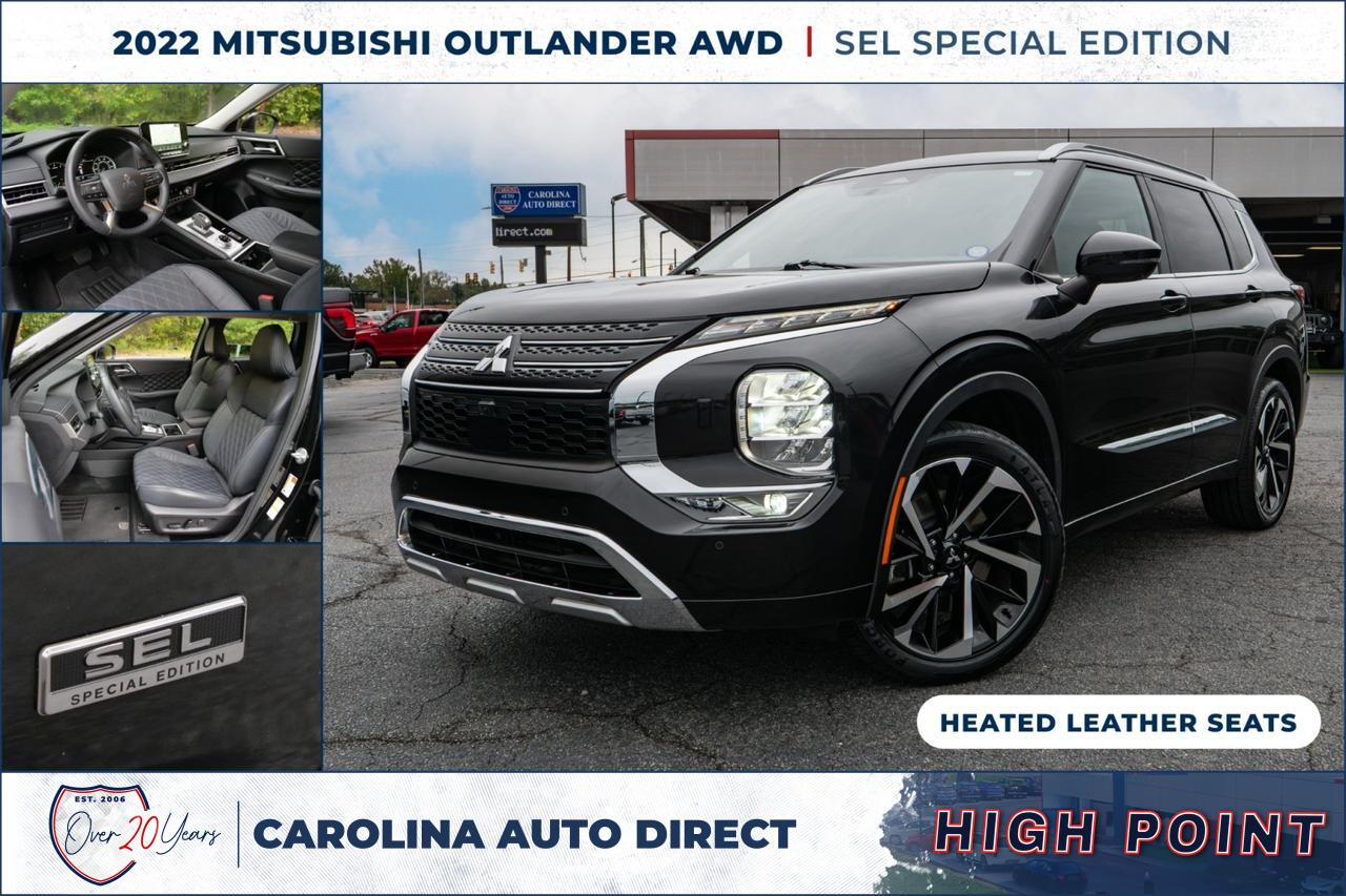 2022 Mitsubishi Outlander SEL Special Edition / AWD / Heated Leather Seats