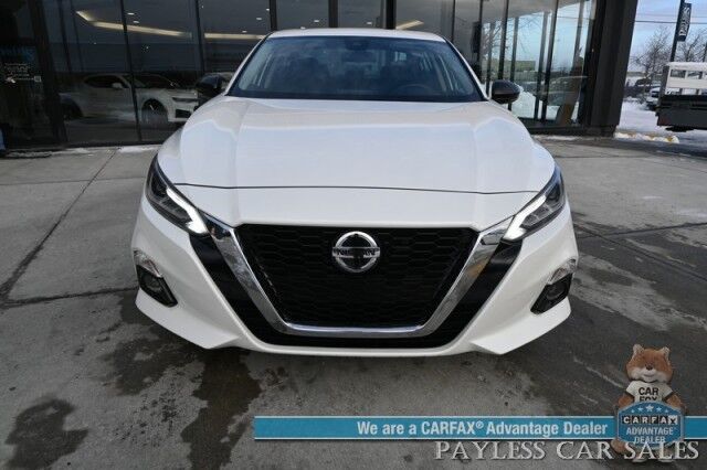 2022 Nissan Altima 2.5 SR / AWD / Midnight Edition / Auto Start / Power & Heated Leather Seats / Sunroof / Blind Spot & Lane Alert / Collision Alert / Apple CarPlay & Android Auto / Back Up Camera / Keyless Entry & Start / 35 MPG / 1-Owner Anchorage AK 2022 Nissan Altima 2.5 SR / AWD / Midnight Edition / Auto Start / Power & Heated Leather Seats / Sunroof / Blind Spot & Lane Alert / Collision Alert / Apple CarPlay & Android Auto / Back Up Camera / Keyless Entry & Start / 35 MPG / 1-Owner Anchorage AK