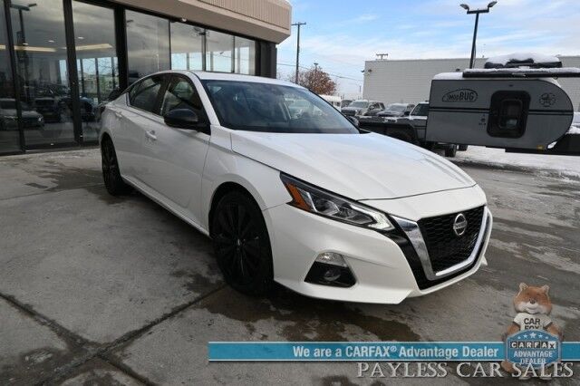 2022 Nissan Altima 2.5 SR / AWD / Midnight Edition / Auto Start / Power & Heated Leather Seats / Sunroof / Blind Spot & Lane Alert / Collision Alert / Apple CarPlay & Android Auto / Back Up Camera / Keyless Entry & Start / 35 MPG / 1-Owner Anchorage AK 2022 Nissan Altima 2.5 SR / AWD / Midnight Edition / Auto Start / Power & Heated Leather Seats / Sunroof / Blind Spot & Lane Alert / Collision Alert / Apple CarPlay & Android Auto / Back Up Camera / Keyless Entry & Start / 35 MPG / 1-Owner Anchorage AK