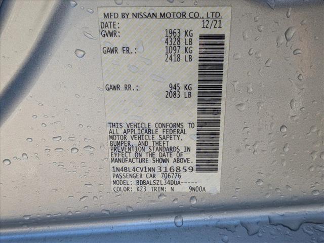 2022 Nissan Altima 2.5 SR Roseville CA