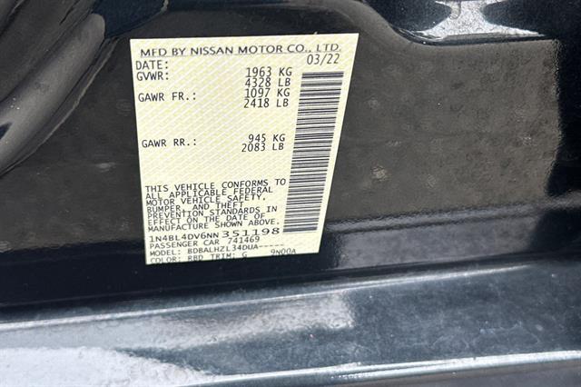 2022 Nissan Altima 2.5 SV Oakland CA