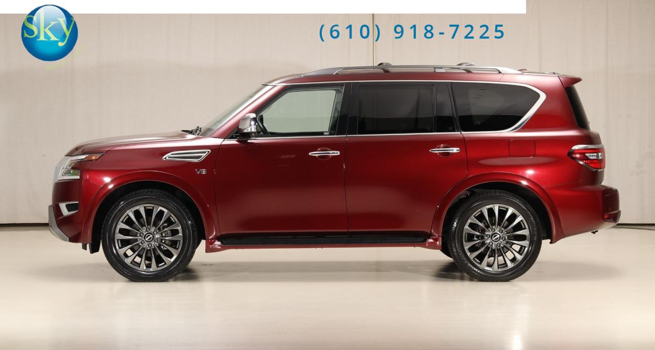 2022 Nissan Armada 4WD Platinum REAR ENTERTAINMENT