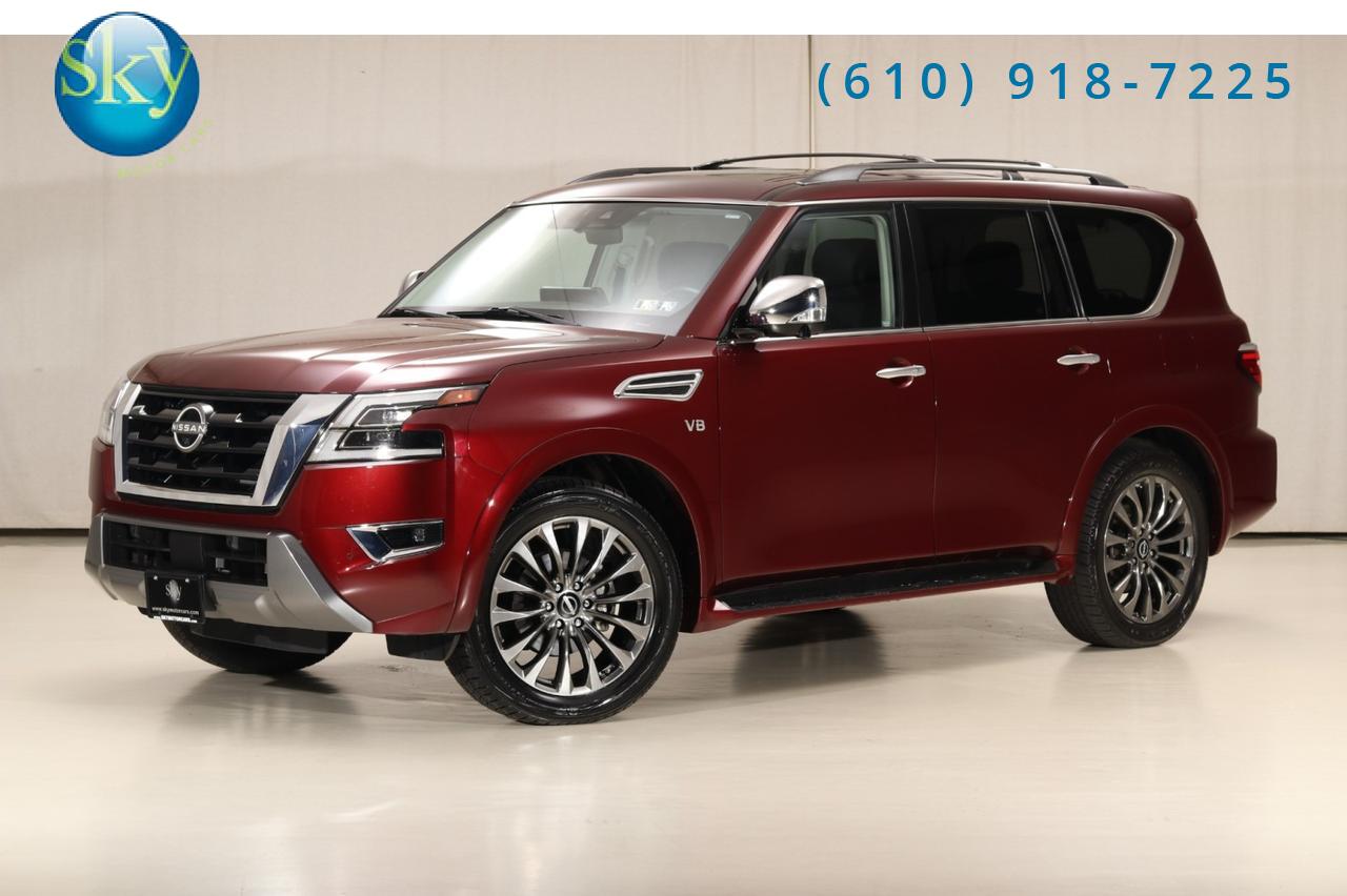 2022 Nissan Armada 4WD Platinum REAR ENTERTAINMENT