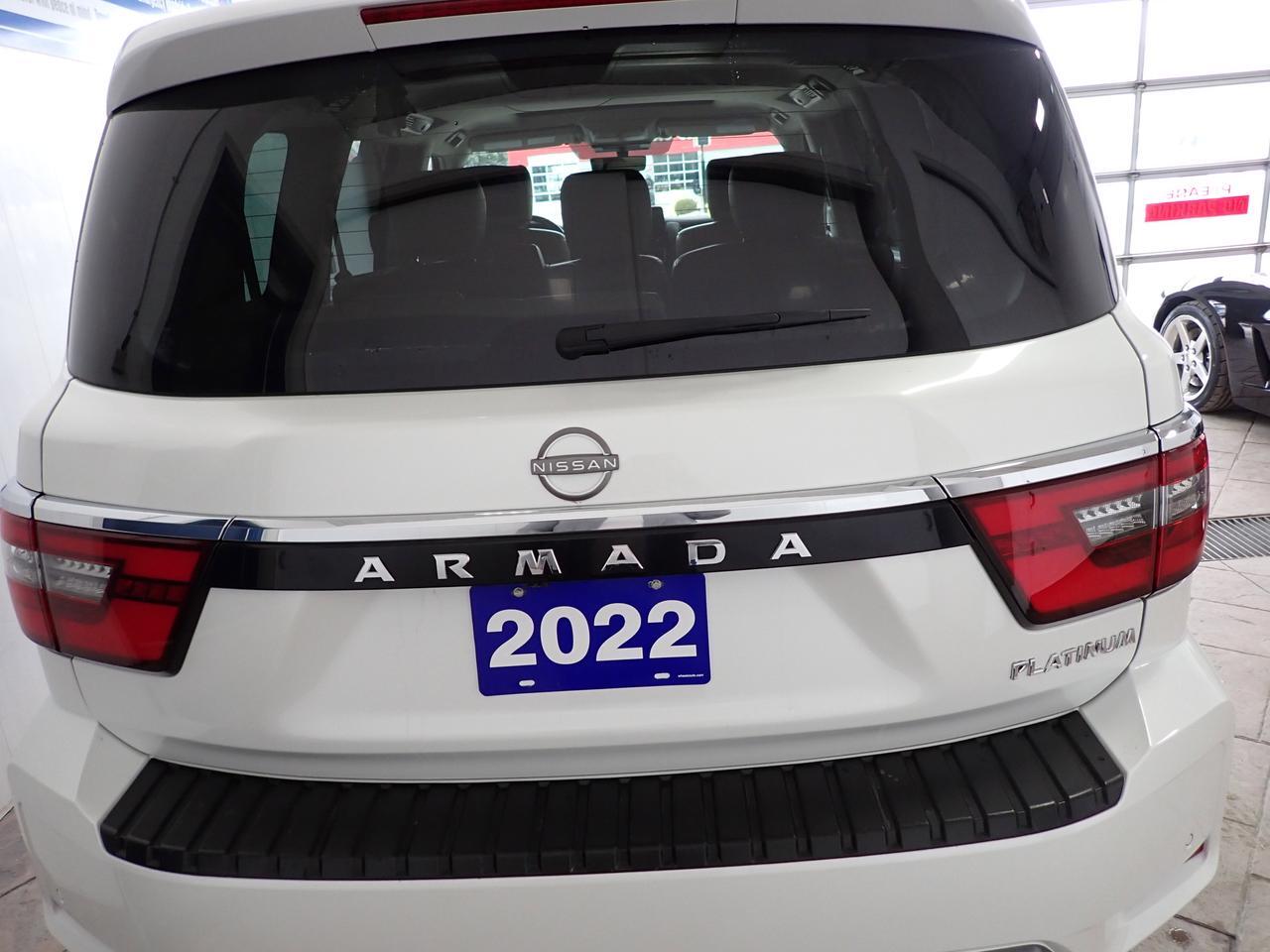 2022 Nissan Armada Platinum 4WD LEATHER NAVI SUNROOF 8 PASS DVD Listowel ON