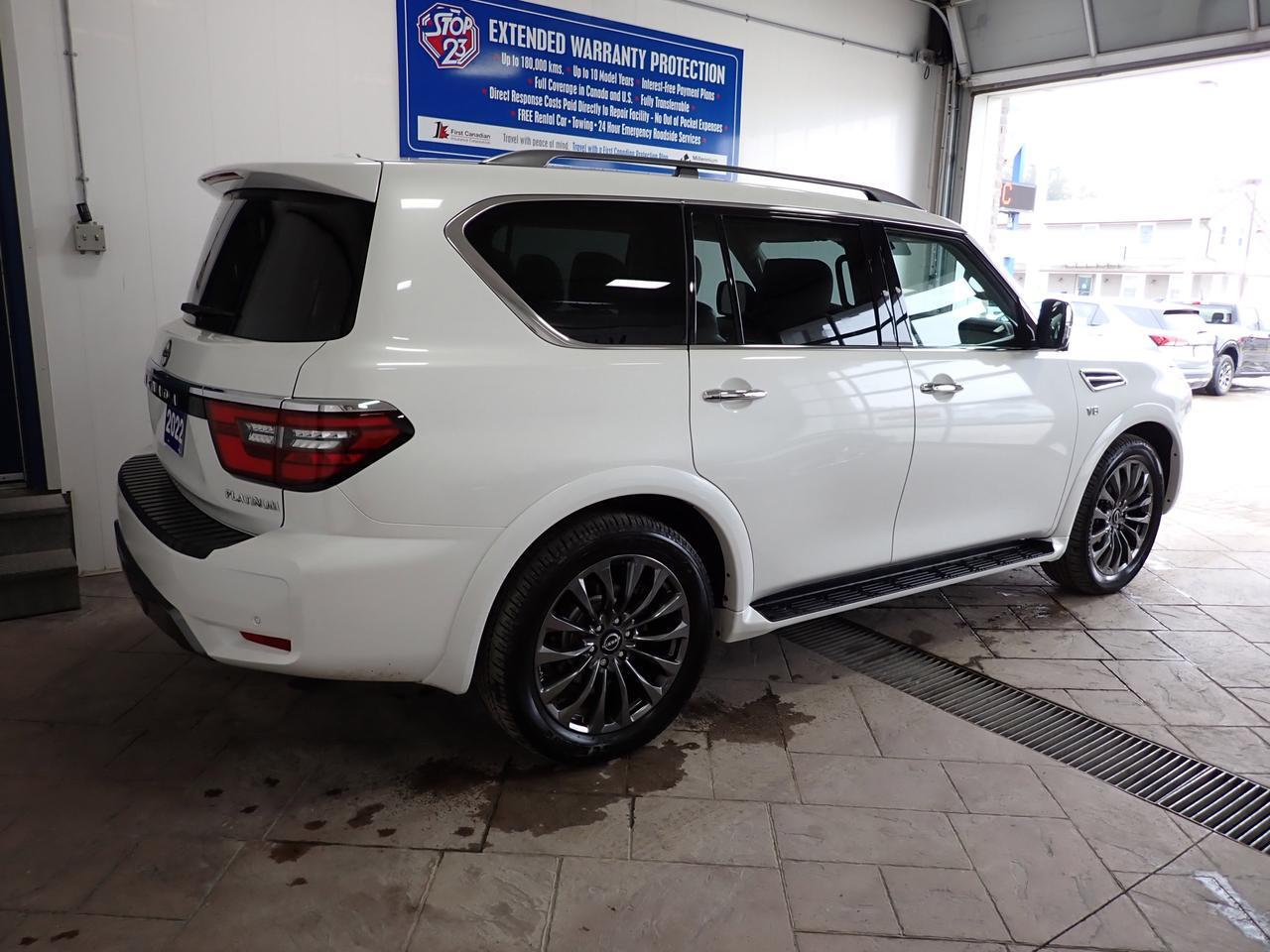 2022 Nissan Armada Platinum 4WD LEATHER NAVI SUNROOF 8 PASS DVD Listowel ON