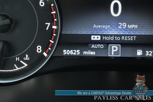 2022 Nissan Armada SV / AWD / 5.6L V8 / Power & Heated Leather Seats / Navigation / Adaptive Cruise / Lane Depart & Blind Spot Alert / Apple CarPlay & Android Auto / Back Up Cam / 3rd Row / Seats 8 / Keyless Entry & Start / 1-Owner Anchorage AK