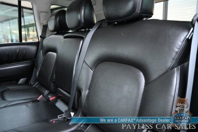 2022 Nissan Armada SV / AWD / 5.6L V8 / Power & Heated Leather Seats / Navigation / Adaptive Cruise / Lane Depart & Blind Spot Alert / Apple CarPlay & Android Auto / Back Up Cam / 3rd Row / Seats 8 / Keyless Entry & Start / 1-Owner Anchorage AK