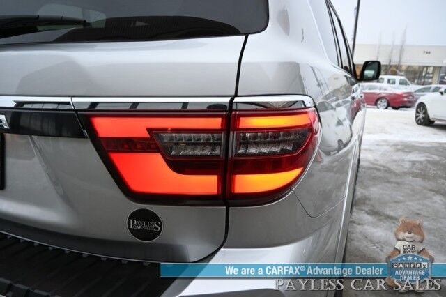 2022 Nissan Armada SV / AWD / 5.6L V8 / Power & Heated Leather Seats / Navigation / Adaptive Cruise / Lane Depart & Blind Spot Alert / Apple CarPlay & Android Auto / Back Up Cam / 3rd Row / Seats 8 / Keyless Entry & Start / 1-Owner Wasilla AK