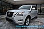 2022 Nissan Armada SV / AWD / 5.6L V8 / Power & Heated Leather Seats / Navigation / Adaptive Cruise / Lane Depart & Blind Spot Alert / Apple CarPlay & Android Auto / Back Up Cam / 3rd Row / Seats 8 / Keyless Entry & Start / 1-Owner Anchorage AK