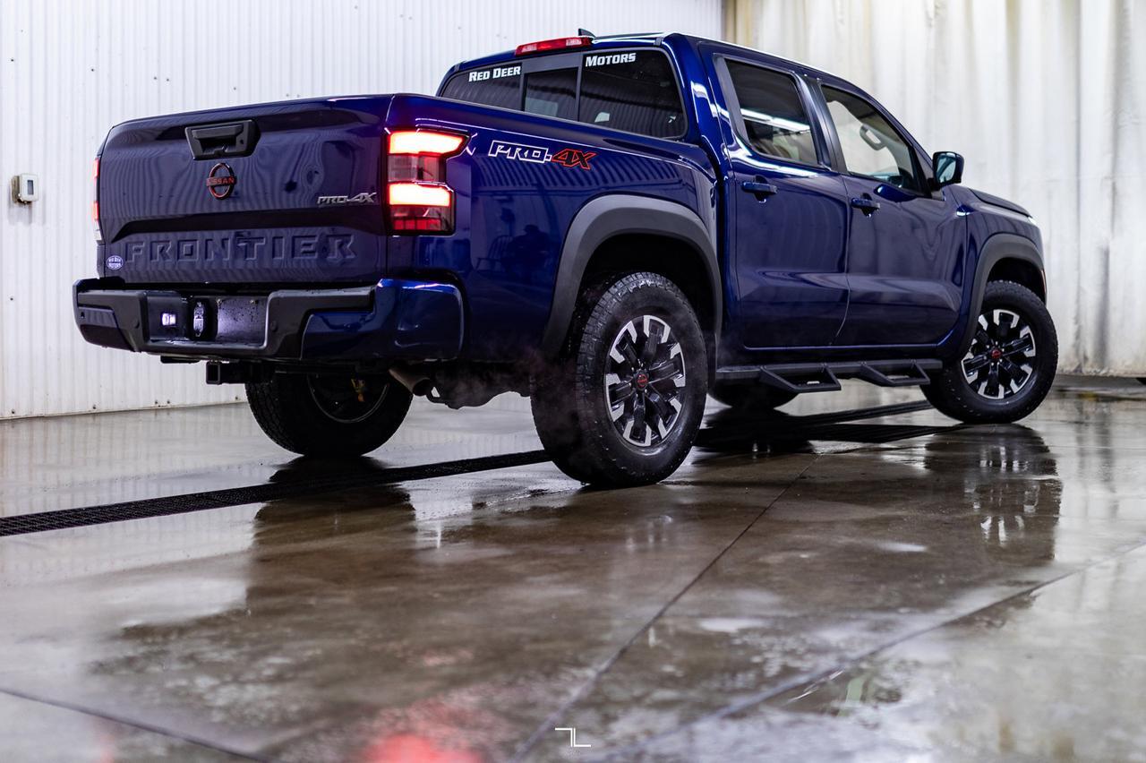 2022 Nissan Frontier 4x4 Crew Cab Pro-4X Leather Roof Nav BCam Red Deer AB