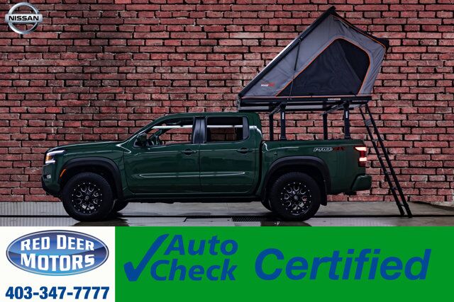 2022 Nissan Frontier 4x4 Crew Cab Pro-4X Leather Roof Nav Tent