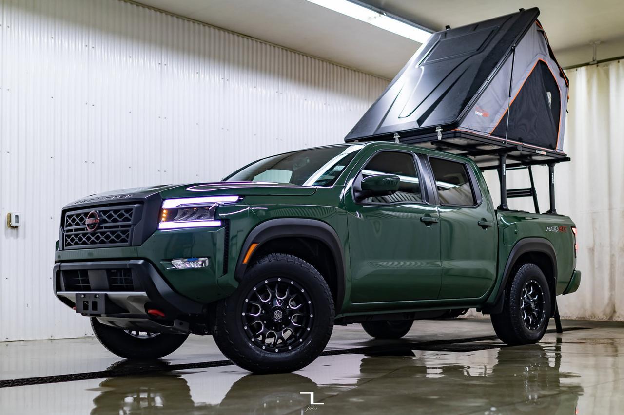 2022 Nissan Frontier 4x4 Crew Cab Pro-4X Leather Roof Nav Tent Red Deer AB