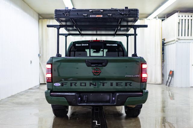 2022 Nissan Frontier 4x4 Crew Cab Pro-4X Leather Roof Nav Tent Red Deer AB