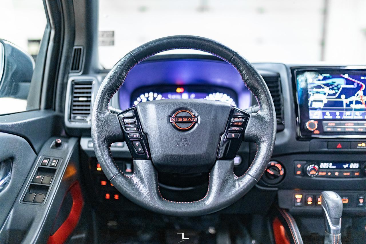 2022 Nissan Frontier 4x4 Crew Cab Pro-4X Nav Roof BCam Red Deer AB