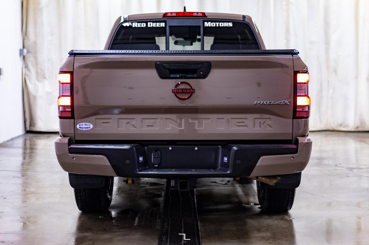 2022 Nissan Frontier 4x4 Crew Cab Pro-4x Nav Roof Bcam Red Deer AB