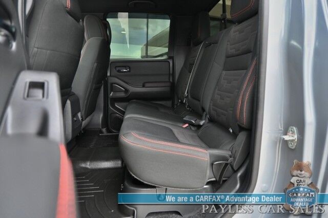 2022 Nissan Frontier PRO-4X / 4X4 / Crew Cab / Off-Road Protection Pkg / Power Driver's Seat / Navigation / Apple CarPlay & Android Auto / USB Input / Back Up Camera / Keyless Entry & Start / Running Boards / Bed Liner / 22 MPG Anchorage AK