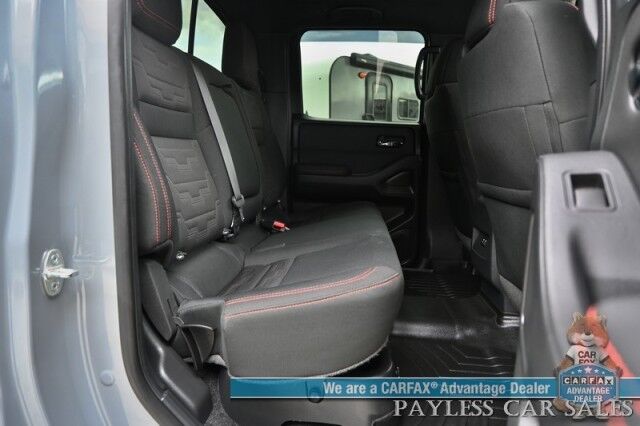 2022 Nissan Frontier PRO-4X / 4X4 / Crew Cab / Off-Road Protection Pkg / Power Driver's Seat / Navigation / Apple CarPlay & Android Auto / USB Input / Back Up Camera / Keyless Entry & Start / Running Boards / Bed Liner / 22 MPG Anchorage AK
