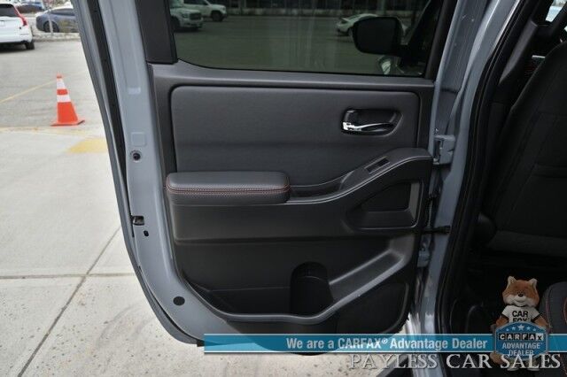 2022 Nissan Frontier PRO-4X / 4X4 / Crew Cab / Off-Road Protection Pkg / Power Driver's Seat / Navigation / Apple CarPlay & Android Auto / USB Input / Back Up Camera / Keyless Entry & Start / Running Boards / Bed Liner / 22 MPG Anchorage AK