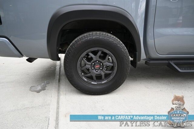 2022 Nissan Frontier PRO-4X / 4X4 / Crew Cab / Off-Road Protection Pkg / Power Driver's Seat / Navigation / Apple CarPlay & Android Auto / USB Input / Back Up Camera / Keyless Entry & Start / Running Boards / Bed Liner / 22 MPG Anchorage AK